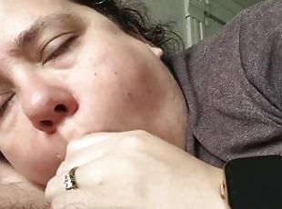 Experienced Pregnant Wife Gives Expert Morning Blowjob and Takes it on her Face