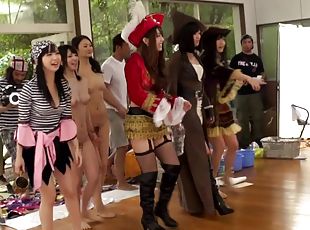 asiático, orgia, hardcore, japonesa, sexo-em-grupo, desobediente