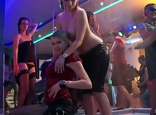 Power Tooled Sluts Have A Hardcore Orgy While Wearing Blouses