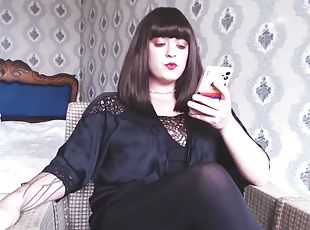 masturbação, transsexual, webcam, belíssimo, sozinho