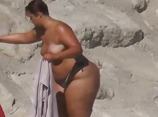 Nude in the beach