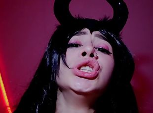 Halloween Witch of Dicks Got Ejaculant in Mouth - Amateur Sex