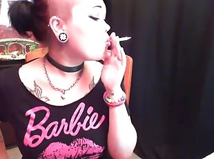amador, fetiche, fumando, tatuagem