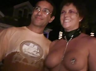 Halloween Party Girls show big boobs