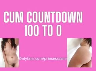 CUM COUNTDOWN 100 to 0 audioporn