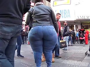 великий, прихильник, гарна-повна-жінка, зад, дупа-butt