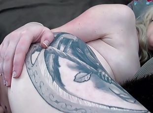 culo, doble, primera-persona, rubia, tatuaje, penetración