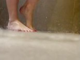 banyo-yapma, amatör, brezilya, ayaklar, sarışın, fetiş, duş, tek-kişilik, beyaz