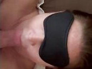BlindFolded, Tied up, Sucking Dick.