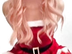 POV: Pink hair trans girl shaking the bed while riding you this Christmas ???? teaser