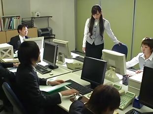 azijski, pisarna, hardcore, japonka, realnost