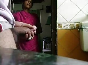 Indian Maid Caught Man Jerking
