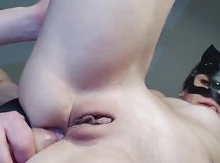 Amateur anal sex with a stranger girl, tight ass