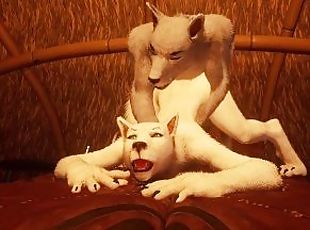 anal, fellation, ejaculation-sur-le-corps, hentai, 3d, blanc, sauvage