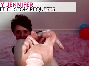 Custom Request: Feet JOI with Dildo