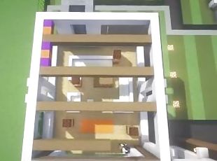 Minecraft: Modern Mansion Tutorial + Interior  Architecture Build