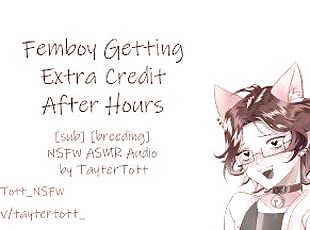 Femboy Getting Extra Credit After Hours  NSFW ASMR Roleplay Audio [breeding] [sub speaker]