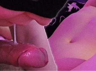 her sweet pussy gets really juicy and loud when fingered she spits on the cock while sucking POV