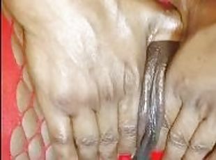 HORNY as Fuck Massaging and Playing in my WET Oily Pussy