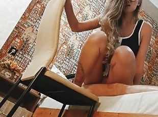 Serious conversation with Stepmother. Stepmother fell in love with Stepson's cock and Cums Anally