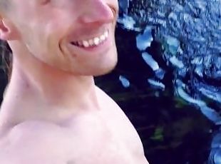 I had fun bathing naked in the river (slo-mo vid)