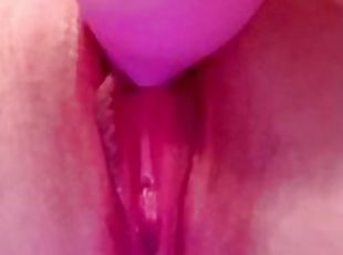 clito, masturbation, orgasme, chatte-pussy, giclée, jouet, ejaculation, solo