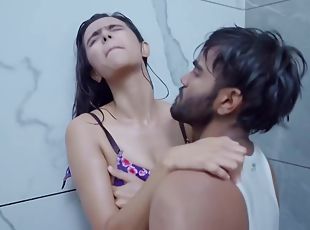 mandi, jenis-pornografi-milf, hindu, mandi-shower, berambut-cokelat