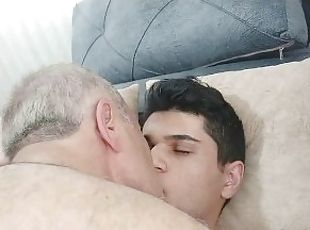 papa, poilue, vieux, amateur, anal, mature, fellation, ejaculation-sur-le-corps, gay, baisers