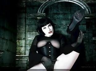 Goth Girlfriend Lita Lecherous JOI Masturbation as Vampire "Instructions for Mere Mortals