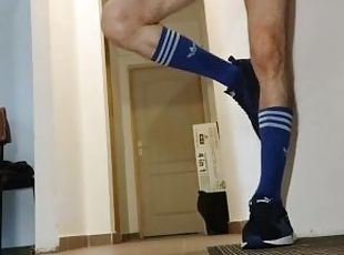 maigre, amateur, gay, pieds, solo, jambes