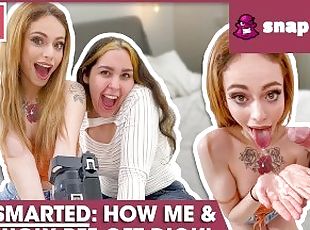 GUY FOOLED! my fat girlfriend gives blowjob instead of me! (French Vlog)! SNAP-FUCK