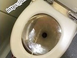 Train Toilet pissing