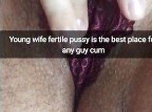 My wife`s fertile pussy is a perfect cumdump for anyone! - Cuckold Snapchat Captions