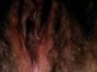 clitoris, karvainen, masturbaatio, orgasmi, pillu-pussy, amatööri, soolo, märkä