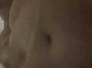 BBW fat Belly sub in shower shakes her belly for me