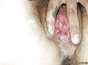 store-pupper, klitoris, onani, orgasme, pussy, webkamera, biseksuell, våt, brunette, tattoo
