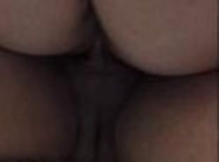 Closeup creampie - wife films me cumming inside new girlfriend