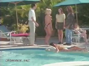 celebridade, piscina, topless