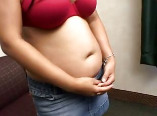 fet, gigantisk, gravid, hindu-kvinnor, bbw, slyna