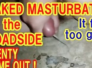masturbacja, na-zewnątrz, publiczne, amatorskie, wystrysk-spermy, solo
