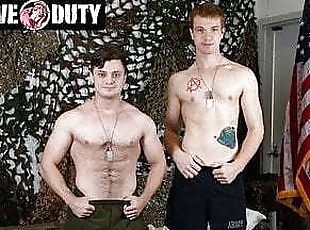 Redhead Soldier Uses James Ryan&#039;s Hole - ActiveDuty
