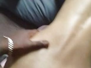 POV MORNING QUICKIE WITH SEXY MIXED EBONY CUM SHOT ON ASS