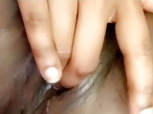 Watch me finger my creamy pussy