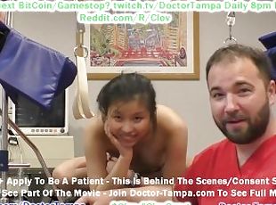 $CLOV Become Doctor Tampa & Give Gyno Exam To Bratty Raya Nguyen As Part Of Her University Physical!
