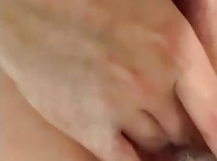 I washed my WET pussy, fingered and masturbated my clit