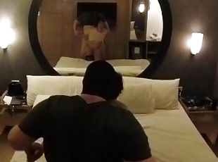 Pinay Walker Dominated by Fat Chubby Tourist in Hotel