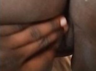 Creamy Kenyan pussy bend over