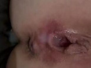 Closeup Creampie in my Wet Horny pussy