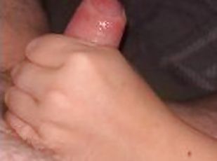 masturbation, amateur, ejaculation-sur-le-corps, énorme-bite, hardcore, branlette, française, sperme, tatouage, bite