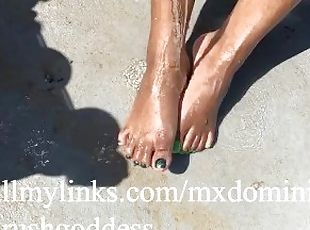 amaterski, stopala-feet, fetiš, sami, mokri, prsti